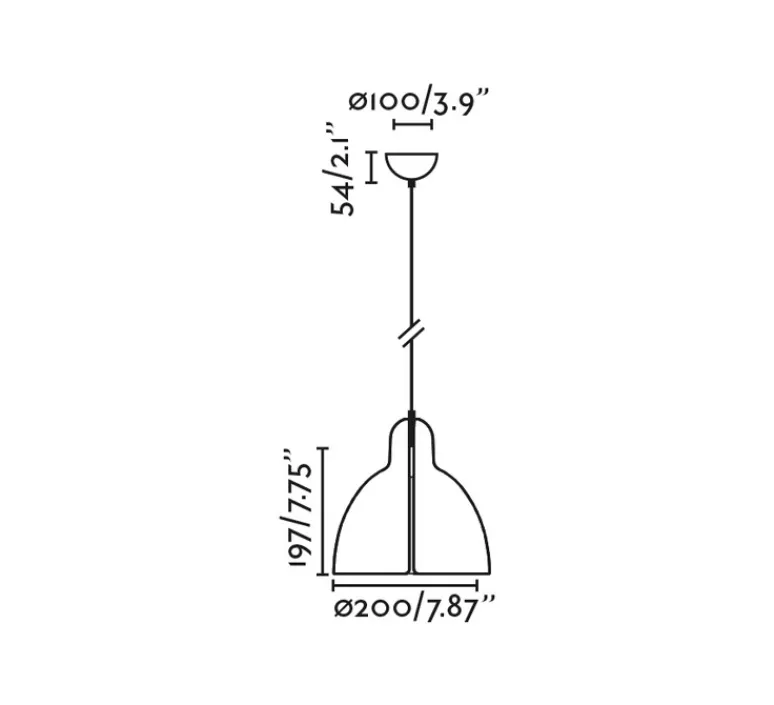 Suspension*Faro Suspension, Venice, , Ø20cm, H19,7cm - rose clair