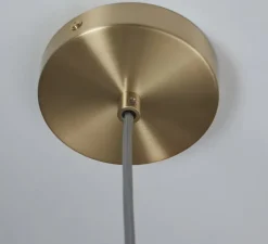 Suspension, Venice, transparent, doré, Ø24cm, H32cm - It's about Romi