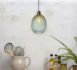 Suspension*It's about Romi Suspension, Venice, , Ø18cm, H30cm - vert, doré