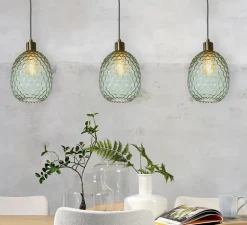 Suspension*It's about Romi Suspension, Venice, , Ø18cm, H30cm - vert, doré