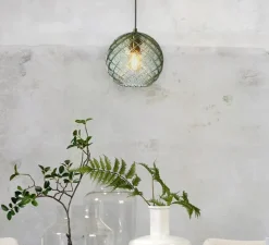 Suspension, Venice, vert, doré, Ø22cm, H26cm - It's about Romi