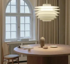 Suspension, Verona 320, blanc, Ø32cm, H22,1cm - Lyfa