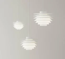 Suspension, Verona 320, blanc, Ø32cm, H22,1cm - Lyfa