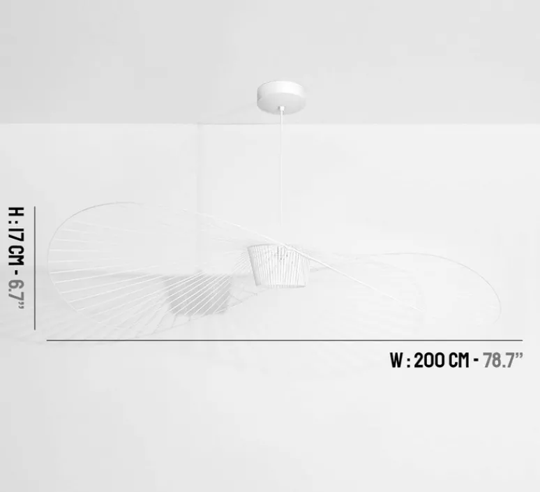 Suspension*Petite Friture Suspension, Vertigo, grande, , Ø200cm, H17cm - blanc
