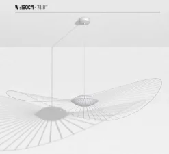 Suspension*Petite Friture Suspension, Vertigo Nova, grande, blanc , LED, dim, 2700K, 1350 lm, Ø190cm, H13,2cm -