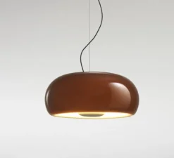 Suspension*Marset Suspension, Vetra 43, , LED, 2700k, 881lm, Ø43cm, H19,8cm - ambre