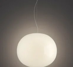 Suspension*Lodes Suspension, Volum 42 sans rosace, , Ø42cm, H42cm - blanc brillant