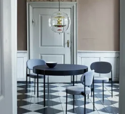 Suspension, VP Globe small, Aluminium, orange, bleu, Ø40cm, H40cm - Verpan