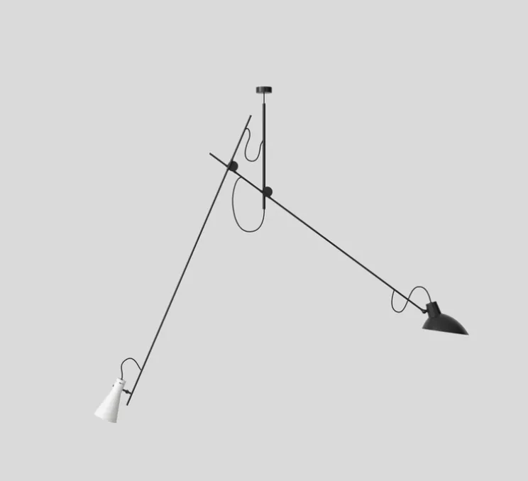Suspension, VV Cinquanta, noir et blanc, L190cm, H180cm - Astep