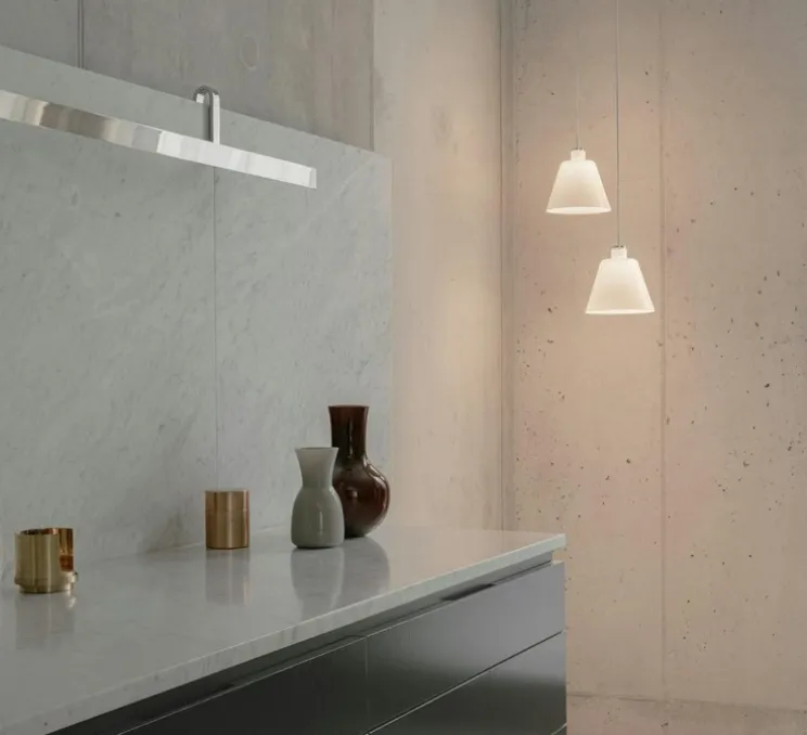 Suspension, w202 Halo S2, blanc, LED, dim, 2700K, 449 lm, Ø20cm, H18,5cm - Wastberg