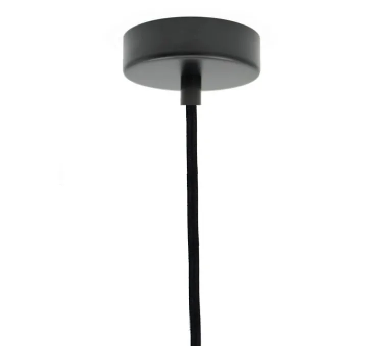 Suspension, Wasa, noir et fumé, Ø5cm, H10cm - Nexel