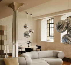 Suspension*Tom Dixon Suspension, WHIRL 25, , L30cm, H26cm - argent
