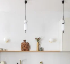 Suspension, Wicker Medium, naturel, Ø60cm, H50cm - HK Living