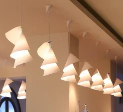 Suspension, Willydilly, blanc, Ø35cm, H50cm - Ingo Maurer