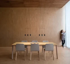 Suspension, Wireflow, 0338, noir, LED, dim, 2700K, 2942 lm, L145cm, H9cm - Vibia