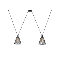 Suspension*Wever&Ducré Suspension, Wiro decenter 2.0, , Ø24,5cm, H33cm - noir