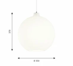 Suspension*Louis Poulsen Suspension, Wohlert, , Ø35cm, L37cm - blanc