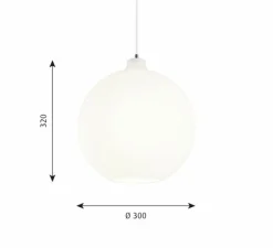 Suspension, Wohlert, blanc, Ø30cm, H32cm - Louis Poulsen