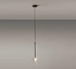 Suspension*Penta Suspension, Wonder Mini, , LED, 2700K, 207 lm, Ø16cm, H44cm - transparent, noir