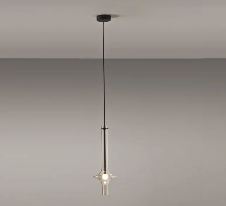 Suspension*Penta Suspension, Wonder Mini, , LED, 2700K, 207 lm, Ø16cm, H44cm - transparent, noir