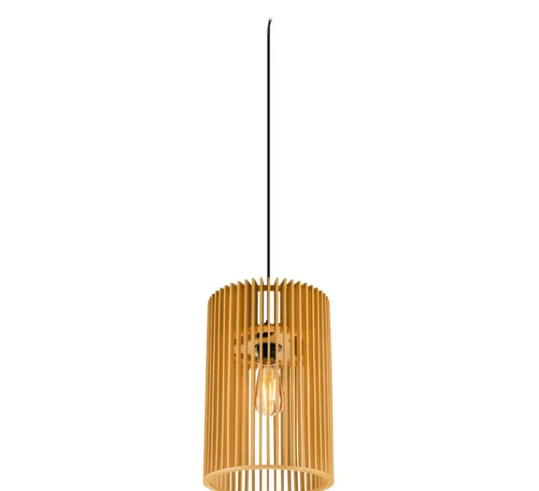 Suspension*SLV Suspension, Wud, , Ø25cm, H38cm - naturel