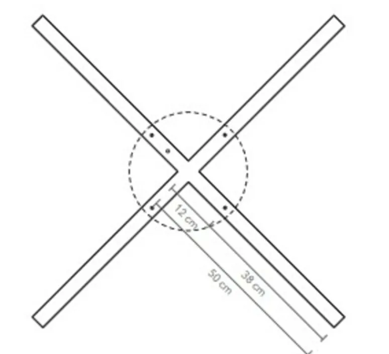 Suspension*Anour Suspension, X-Model Cordless, , LED, dim, 2700K, 2640 lm, Ø100cm, H5,3cm - laiton bruni