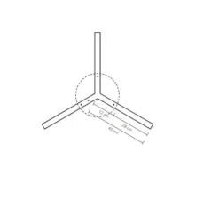 Suspension, Y-Model Cordless, cuivre poli, LED, dim, 2700K, 1490 lm, Ø80cm, H5,3cm - Anour