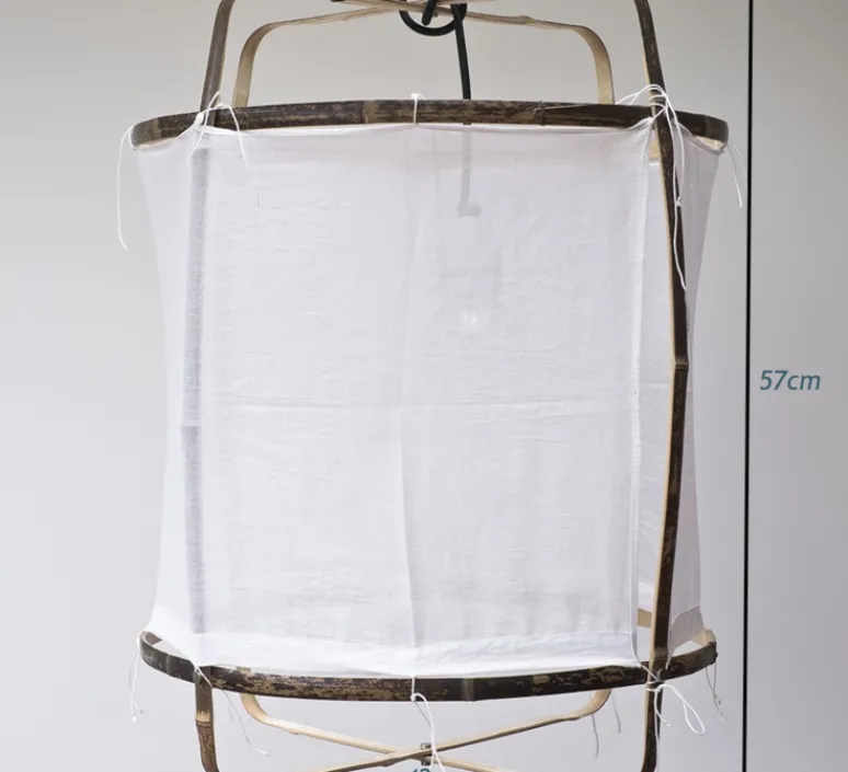 Suspension*Ay Illuminate Suspension, Z5, noir, Cotton Cover, , Ø42cm, H57cm - blanc