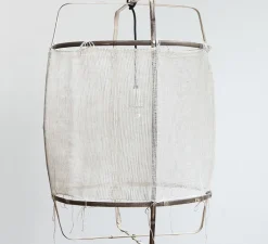 Suspension*Ay Illuminate Suspension, Z11 Silk cashemere, sable, Ø48,5cm, H72,5cm - blanc