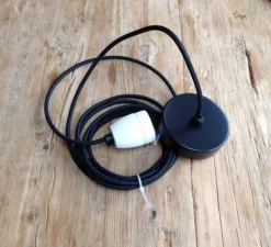 Suspension*Ay Illuminate Suspension, Z11 Silk cashemere, sable, Ø48,5cm, H72,5cm - blanc