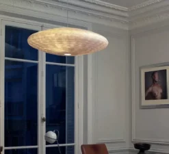 Suspension*Celine Wright Suspension, ZEN, , Ø62cm, H17cm - Celine-Wright blanc