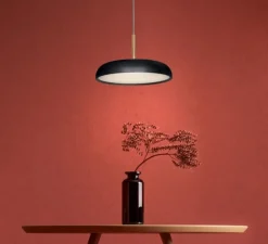 Suspension, Zero M, noir, LED, dim, 2700k, 2020 lm, Ø45cm, H24cm - Lumen Center Italia