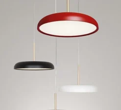 Suspension, Zero M, noir, LED, dim, 2700k, 2020 lm, Ø45cm, H24cm - Lumen Center Italia