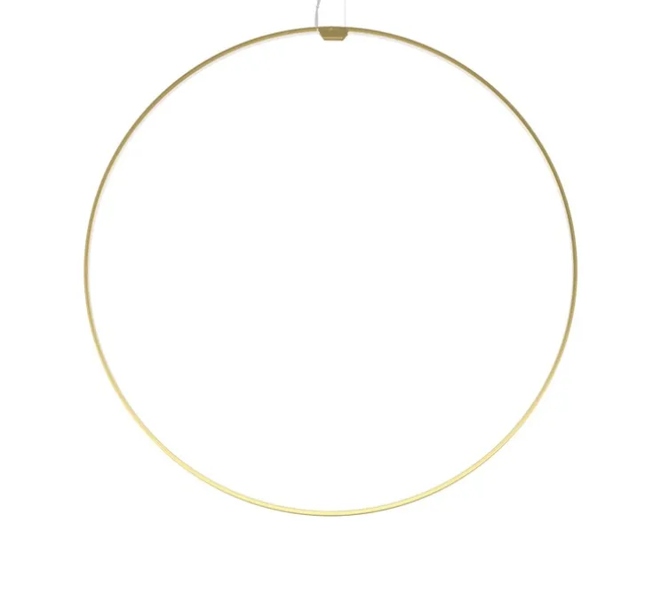 Suspension, Zero Round Vertical, laiton, LED, 2700K, 4079lm, Ø98cm, H7cm - Panzeri