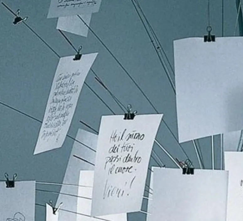 Suspension*Ingo Maurer Suspension, Zettel'z 6, , Ø80cm, H80cm - blanc