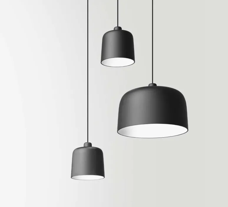 Suspension*Luceplan Suspension, Zile, , Ø20cm, H22,5cm - noir mat