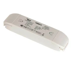 Transformateur, Alimentation 60W, blanc, basse tension, L18cm, H2,7cm - SLV