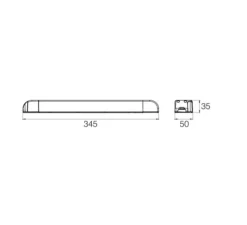 Transformateur, driver, universel, 180W max, 220-240V, L34,5cm, H3,5cm - Faro