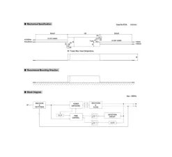 Transformateur*Inverlight Transformateur, Meanwell, 35W, 2,4A, 24V, IP67, L14,8cm, H4cm -
