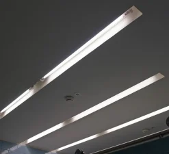 Tube lumineux, Tubo 50, on/off, givré, IP67, LED, 7,9W, 4000K, 1130lm, L63,2cm, H5cm - O/M Light