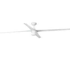 Plafonnier & Spot*Faro Ventilateur lumineux, ATTOS, été/hiver, DC Motor, , LED, 2701 à 4600K, 1200lm, Ø213cm, H34cm - blanc