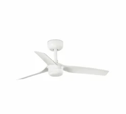 Plafonnier & Spot*Faro Ventilateur lumineux, Mini Punt S, , LED, dim, 2700 - 4000 - 6000K, 944 lm, Ø90cm, H26,3cm - blanc